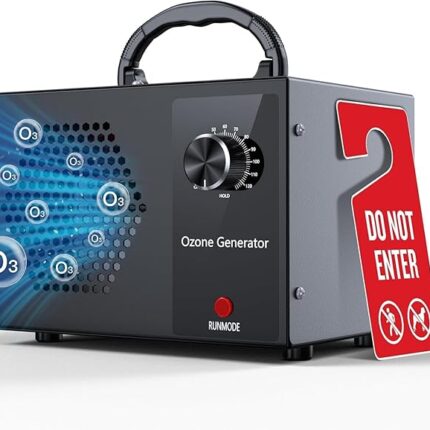 Ozongenerator 40000mg/h Ozongerät, Ozonisator Industrieller O3 Ozon Luftreiniger mit 120 Min Timer für 300