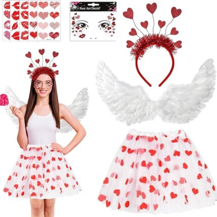 5 Stück Amor-Kostüm, Amor Kostüm