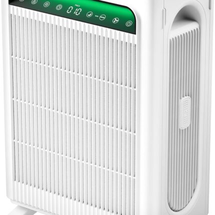 Air Purifier for Home Bedroom Large Room Up to 1,695 Ft², HEPA Air Cleaner with Washable Pre-Filter, AHAM VERIFIDE, AQI Display, ECO Mode,