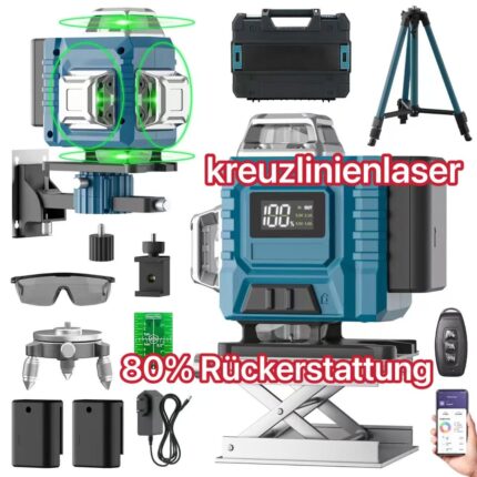 Kreuzlinienlaser mit Stativ