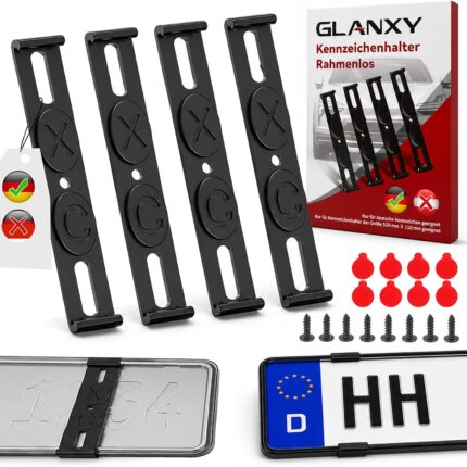 Frameless Number Plate Holder