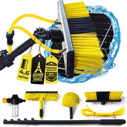 3-in-1 Teleskop Waschbürste