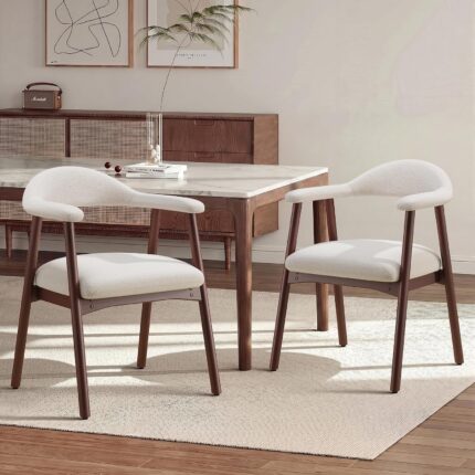 MALOL Set of 2 Fabric Chairs