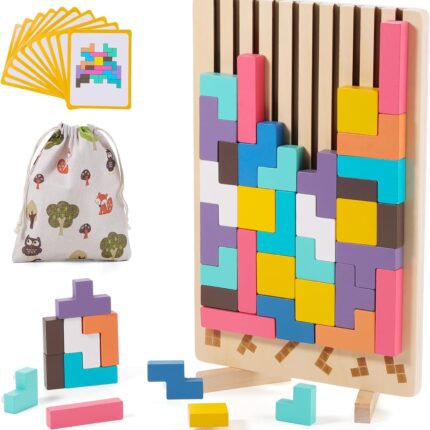 Holzpuzzle Tetris
