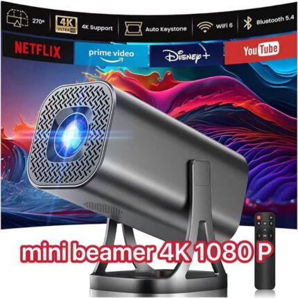 Mini Beamer 4K 1080P