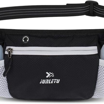Running Belt Bag with Water Bottles (2 x 280 ml) Drink-Resistant Running Belt