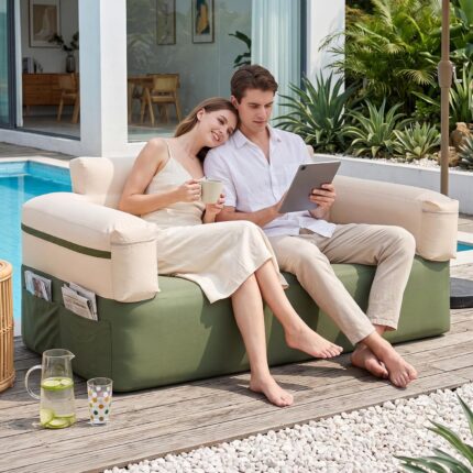 MOPHOTO Inflatable Sofa with Electric Pump