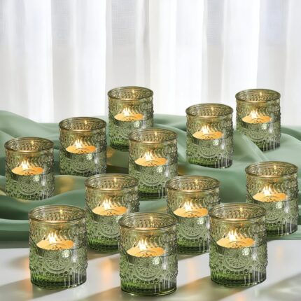 Glass Tea Light Holder