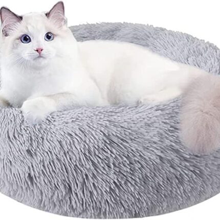 Hundebett, Hellgrau, S-Durchmesser 40cm