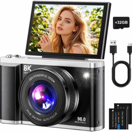 Digitalkamera 8K 96MP mit WLAN