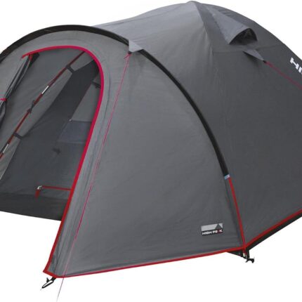 High Peak Kuppelzelt für 4 Personen mit Vorraum