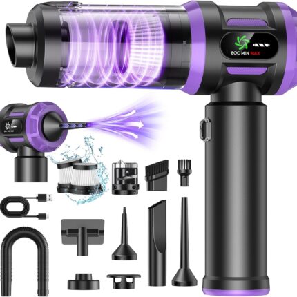 Handheld Vacuum Cleaner Battery 27000Pa with LED Display