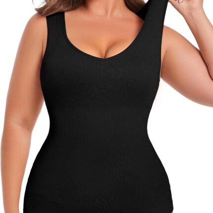 Shapewear Damen Tanktop Nahtloses Bauch Weg Shape Unterhemd
