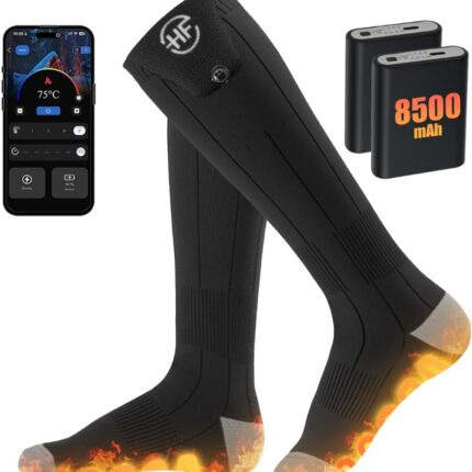 Beheizbare Socken mit 8500mAh Akku & App,