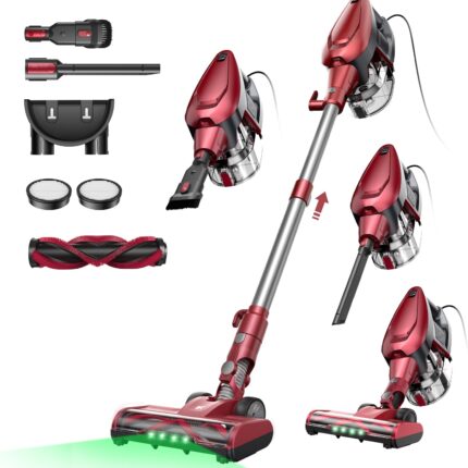 Staubsauger mit Kabel 650W, 70KPa Saugkraft für Tierhaare