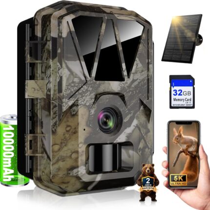 Solar Wildkamera 5K/64MP WLAN,