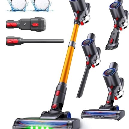 Cordless Vacuum Cleaner, 65 Mins/45 KPa/500 W Vacuum Cleaner