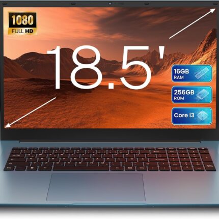 18.5 Inch Laptop 16GB RAM 256GB ROM Notebook
